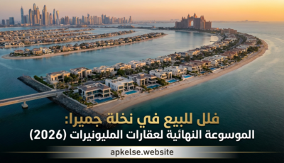 فلل للبيع في نخلة جميرا: الموسوعة النهائية لعقارات المليونيرات (2026)