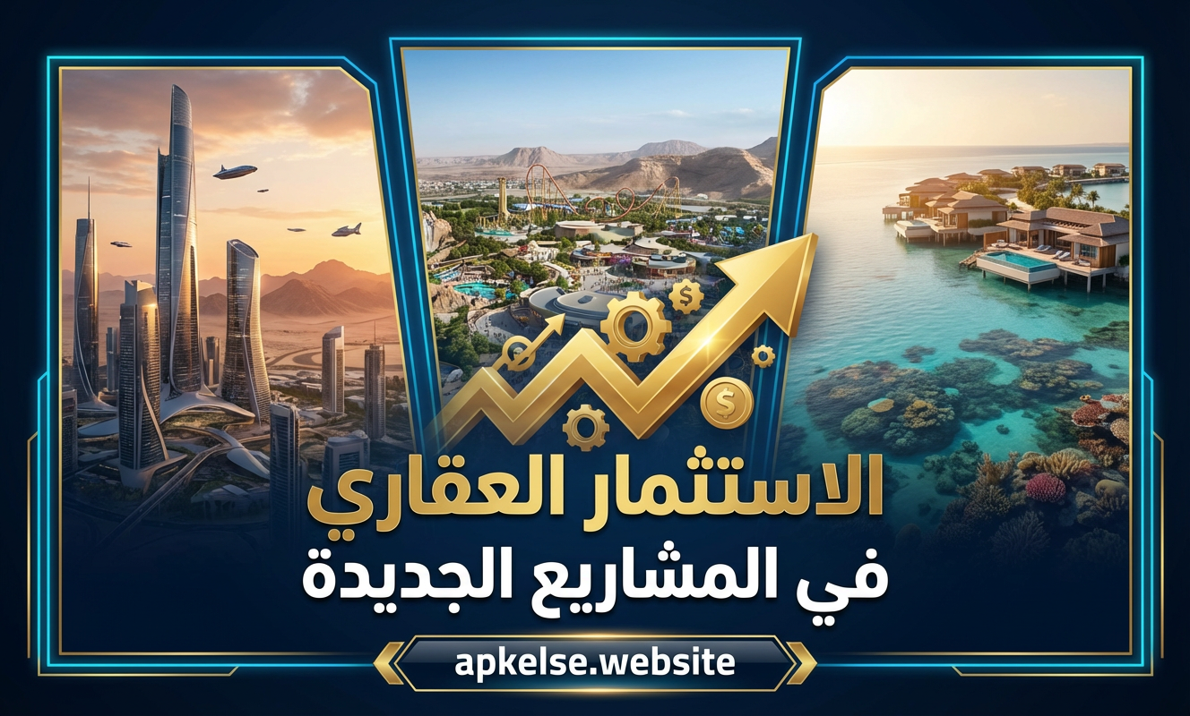 الاستثمار العقاري في المشاريع الجديدة (نيوم، القدية، البحر الأحمر)
