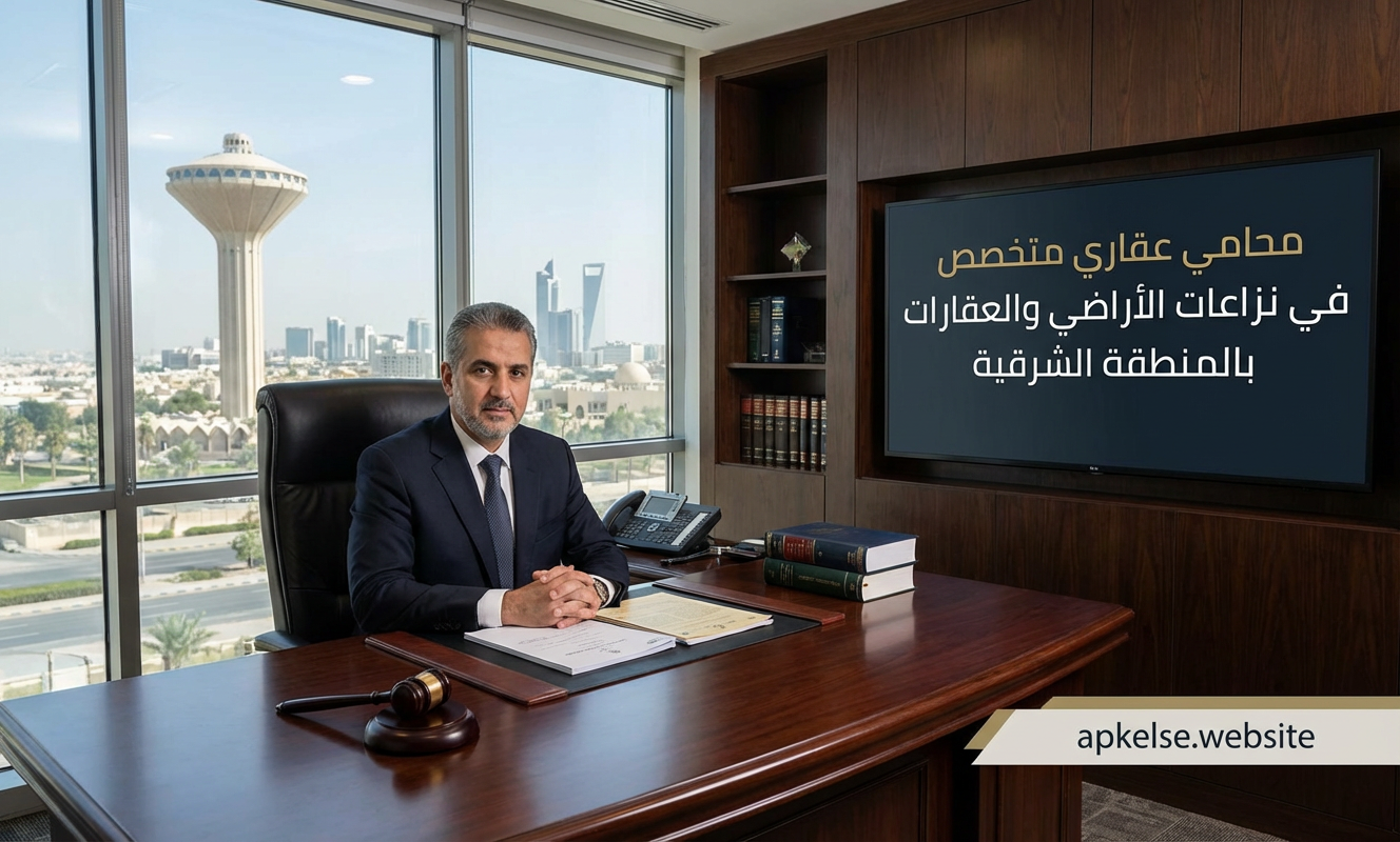 محامي عقاري متخصص في نزاعات الأراضي والعقارات بالمنطقة الشرقية
